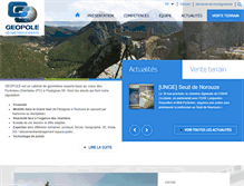 Tablet Screenshot of geopole-geometre.com